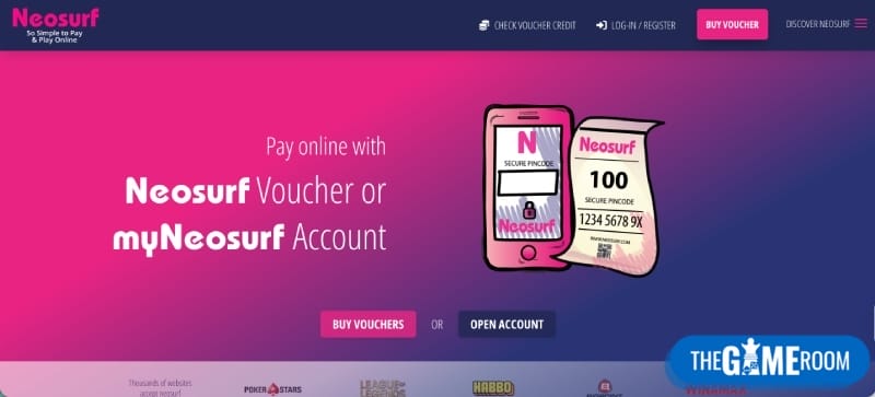 Buy Neosurf voucher 