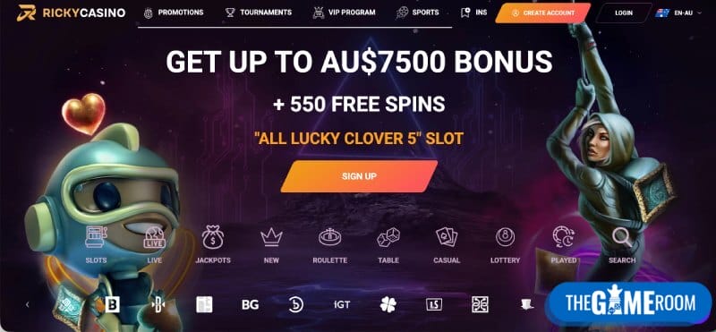 RickyCasino Screenshot