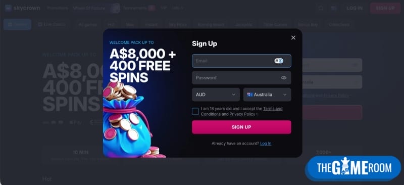 register at best real money casino