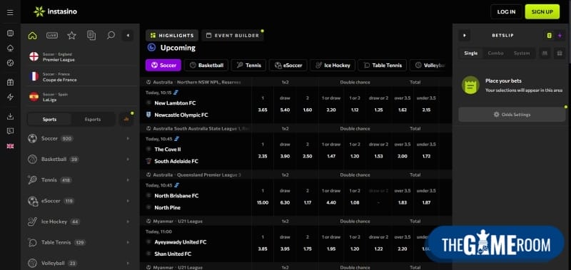 Instasino Screenshot