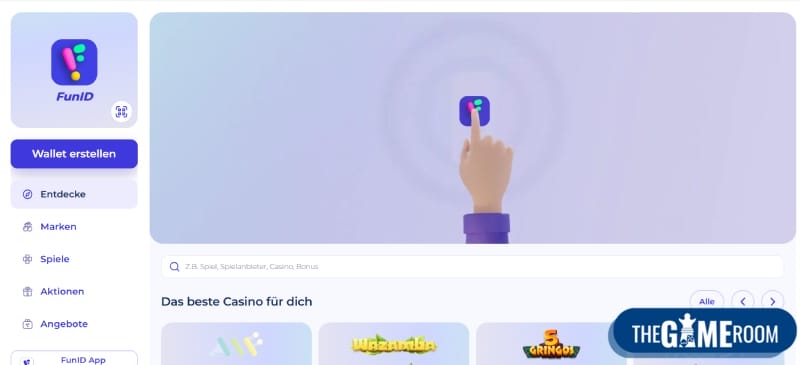 FunID mit dem Casino verbinden
