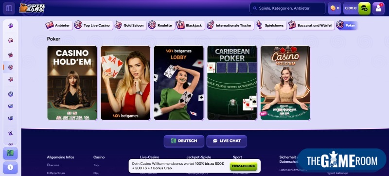 Echtgeld Poker im Online Casino