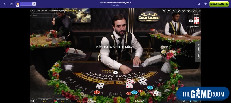 Live Blackjack Casino mit Echtgeld Einsatz