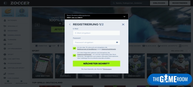 Registrierung beim Online-Wettanbieter ohne Dokumente