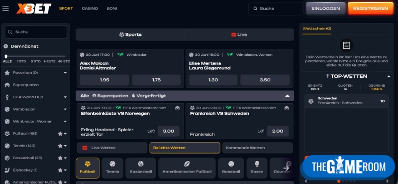 X3bet Screenshot