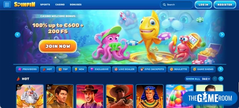Spinfin Screenshot