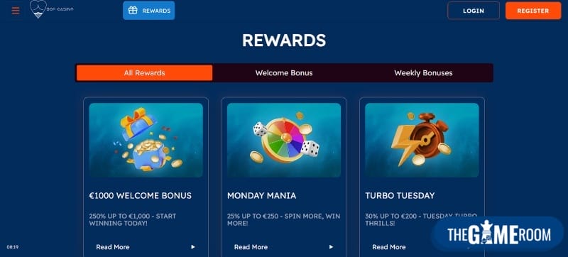 Casino Welcome Bonus