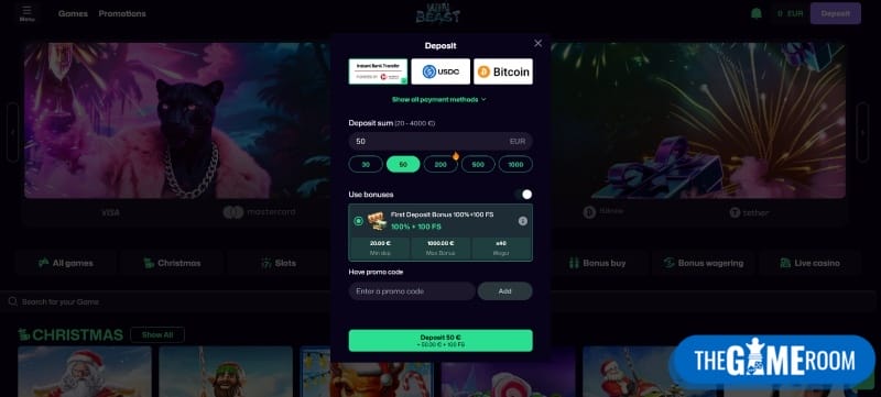 deposit at foreign casino