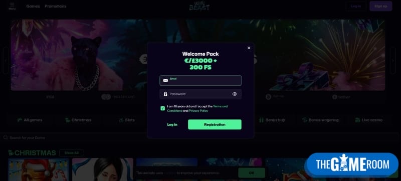 registration at WinBeast Independent casino