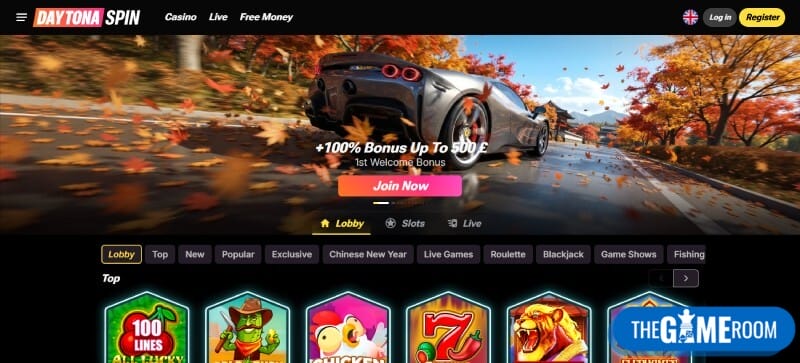 DaytonaSpin Screenshot