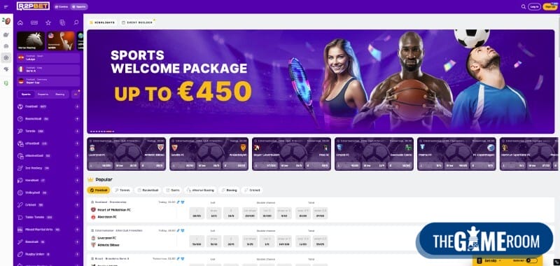 R2Pbet Screenshot