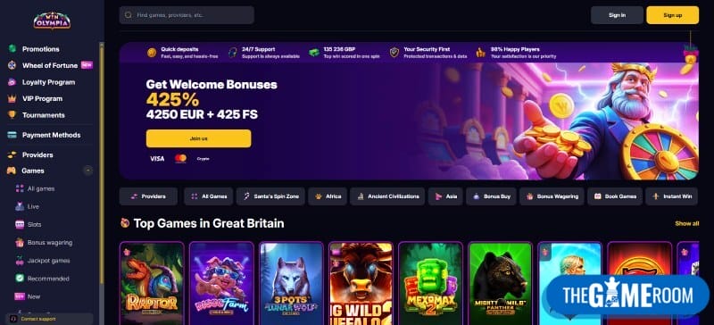 Win Olympia Screenshot