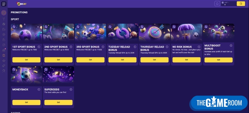 activate sports bonus with credit card