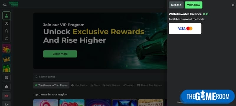 select payment for fast payout at casino online