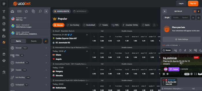 UcoBet: Populaire voetbal bookmaker in België