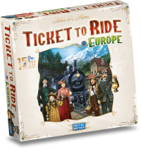 Beste Familiespel Ticket to Ride Europe